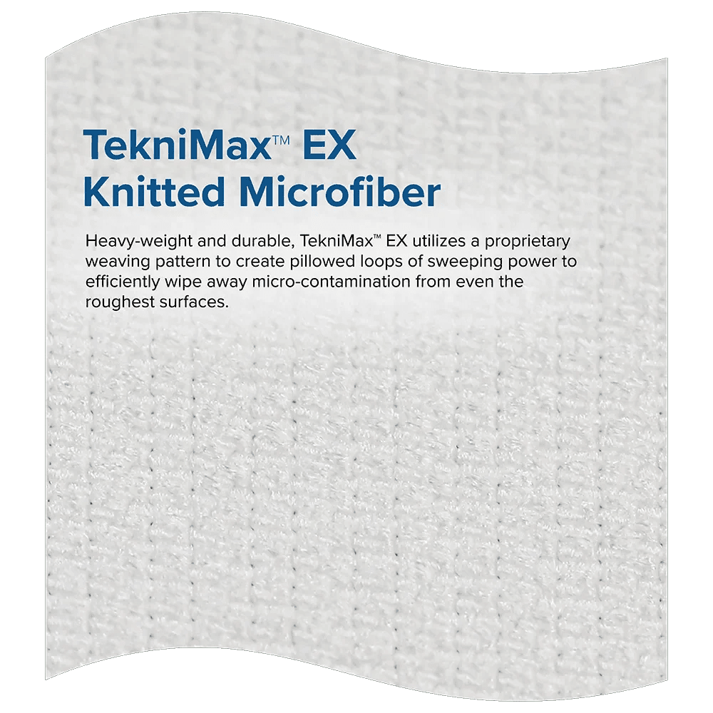 Teknipure TekniMax TS3MFBI70Z - 99, Knit Presaturated Wiper, 70%/30% IPA, 9"x9", Case of 750 - KEM - TRON INC.