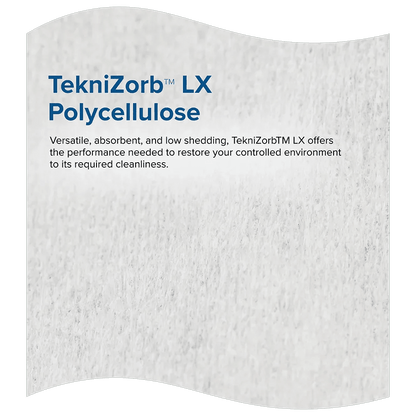 Teknipure TekniZorb TS1MPI70 - 911 Meltblown Polypropylene Pre - Saturated Wiper 9"x11" - 70/30 IPA - Case of 1,200 - KEM - TRON INC.