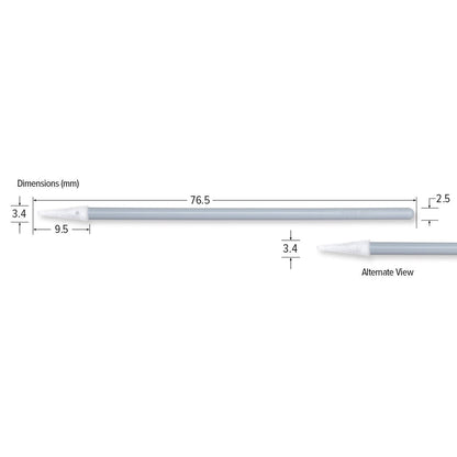 Teknipure TKS505E, TekniSwab Pointed Foam ESD Swab, 3.016 in, 2500 per case - KEM - TRON INC.