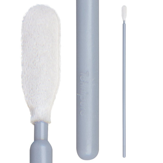Teknipure TKS509E Tekniswab Medium Head Foam ESD Swab with Long Handle, 6.398 in, 1000 per case - KEM - TRON INC.