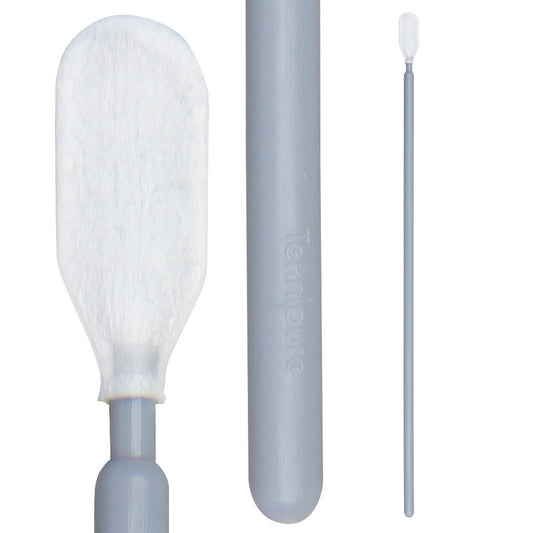 Teknipure TKS511E, Tekniswab Medium Head Microfiber Woven ESD Swab with Long Handle, 6.417 in , 1000 per case - KEM - TRON INC.