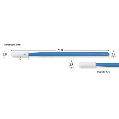 Teknipure TKS522F Tekniswab Small Foam Swab, 2.756 in, 2500 per case - KEM - TRON INC.