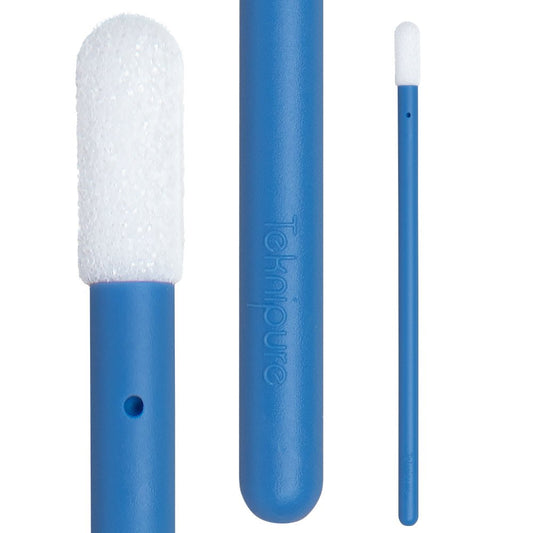 Teknipure TKS524F, TekniSwab Medium Foam Swab, 4.161 in, 1000 per case - KEM - TRON INC.