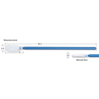 Teknipure TKS552P Tekniswab Polyester Medium Swab, 3.673 in, 2500 per case - KEM - TRON INC.