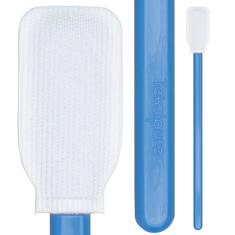 Teknipure TKS553P Tekniswab Polyester Rectangular Head Swab, 4.992 in 1000 per case - KEM - TRON INC.