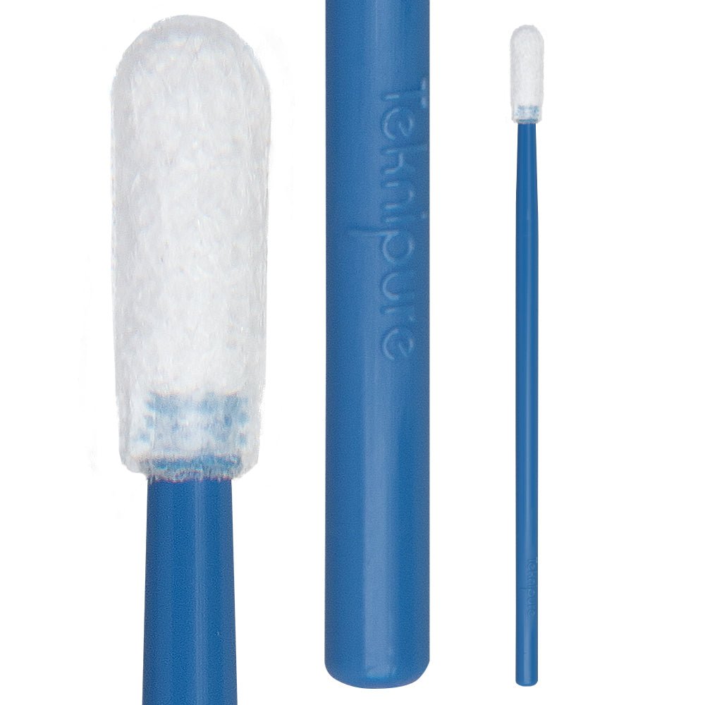 Teknipure TKS570MDF, Tekniswab Microdenier over Foam Small Swab, 2.713 in, 2500 per case - KEM - TRON INC.