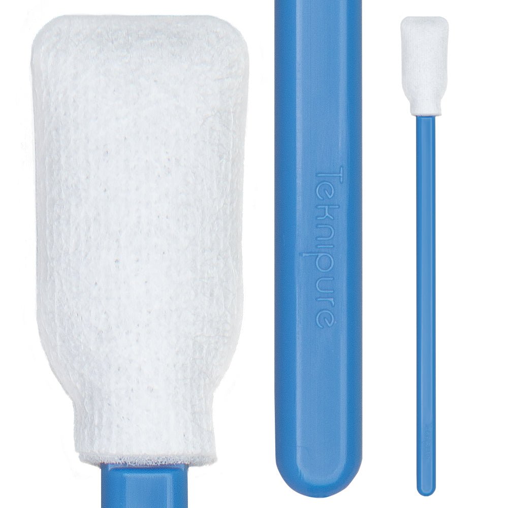 Teknipure TKS571MDF, Tekniswab Microdenier over Foam Rectangular Head Swab, 4.996 in 1000 per case - KEM - TRON INC.