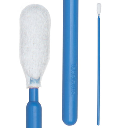 Teknipure TKS572MDF Tekniswab Microdenier over Foam Medium Head Swab with long handle, 6.413 in - KEM - TRON INC.